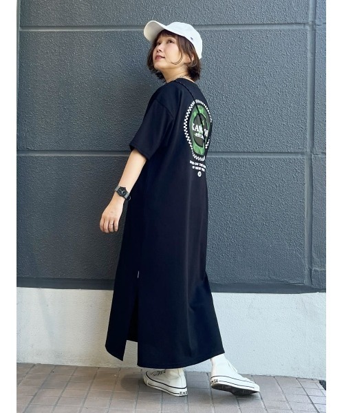 KANGOL（カンゴール）の「【KANGOL】バックグラフィックワンピース（ワンピース・レディース・ベージュ/ブラック・M/L）」の17枚目の写真