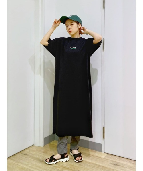 KANGOL（カンゴール）の「【KANGOL】バックグラフィックワンピース（ワンピース・レディース・ベージュ/ブラック・M/L）」の20枚目の写真