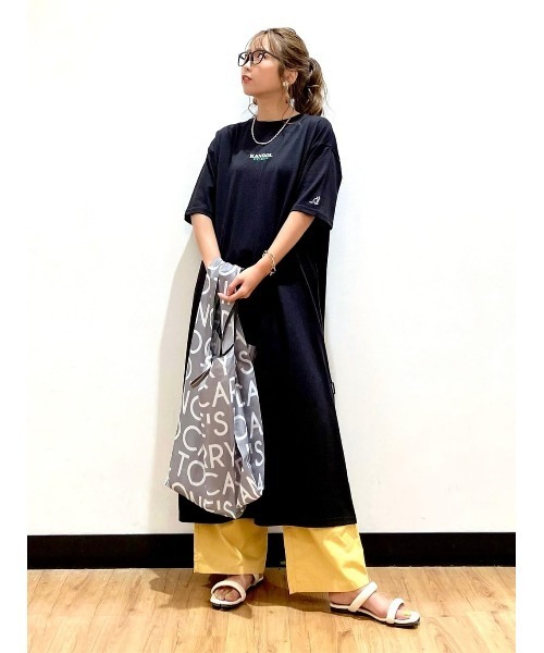 KANGOL（カンゴール）の「【KANGOL】バックグラフィックワンピース（ワンピース・レディース・ベージュ/ブラック・M/L）」の22枚目の写真