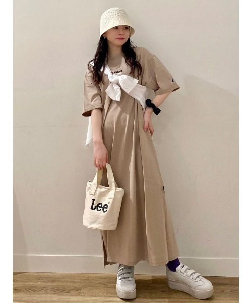 KANGOL（カンゴール）の「【KANGOL】バックグラフィックワンピース（ワンピース・レディース・ベージュ/ブラック・M/L）」の15枚目の写真