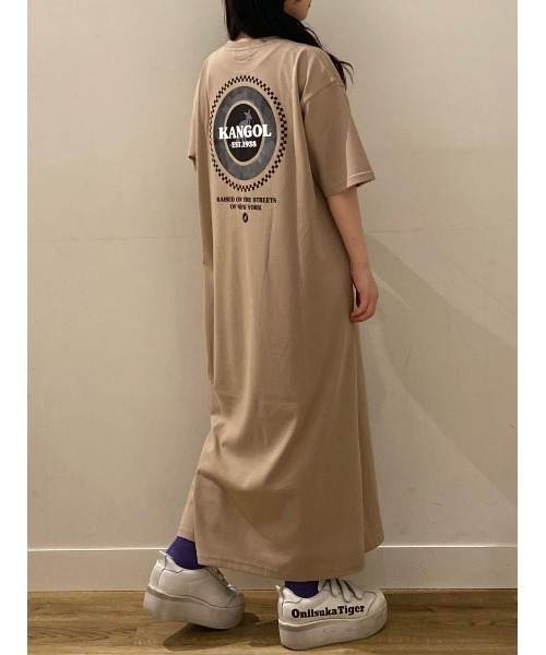 KANGOL（カンゴール）の「【KANGOL】バックグラフィックワンピース（ワンピース・レディース・ベージュ/ブラック・M/L）」の16枚目の写真