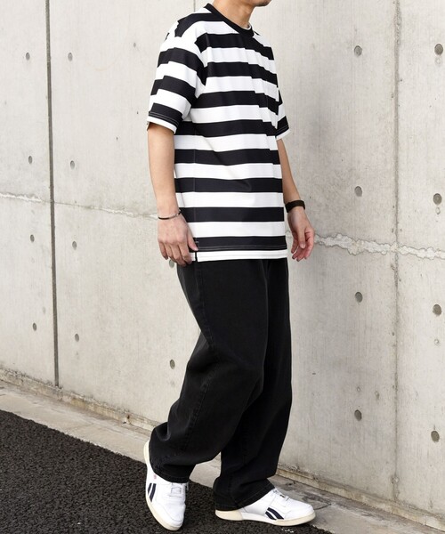 SHIPS any(シップス エニィ)の「SHIPS any: 〈吸水・速乾・ストレッチ〉 フェイク レイヤード Tシャツ 24SS◇(Tシャツ/カットソー・メンズ・ブルー系/ネイビー/キャメル/オリーブ/ライトグリーン/レンガ/ベージュ/ブラック・LARGE/X-LARGE/SMALL/MEDIUM)」の11枚目の写真