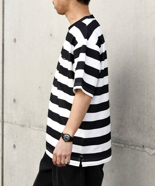 SHIPS any(シップス エニィ)の「SHIPS any: 〈吸水・速乾・ストレッチ〉 フェイク レイヤード Tシャツ 24SS◇(Tシャツ/カットソー・メンズ・ブルー系/ネイビー/キャメル/オリーブ/ライトグリーン/レンガ/ベージュ/ブラック・LARGE/X-LARGE/SMALL/MEDIUM)」の14枚目の写真