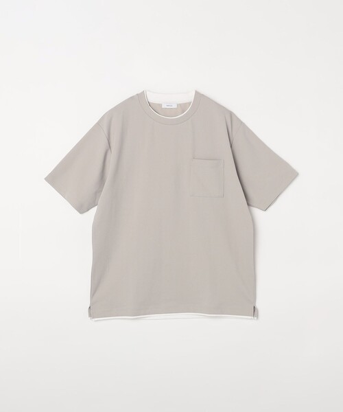 セール】SHIPS any: 〈吸水・速乾・ストレッチ〉 フェイク レイヤード