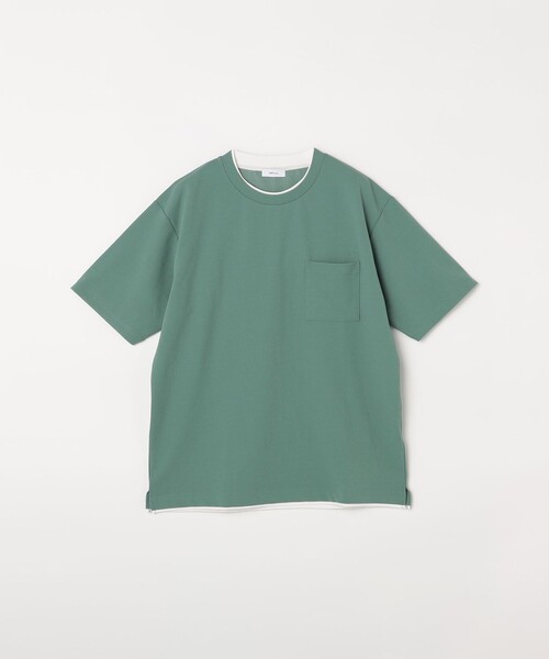 セール】SHIPS any: 〈吸水・速乾・ストレッチ〉 フェイク レイヤード