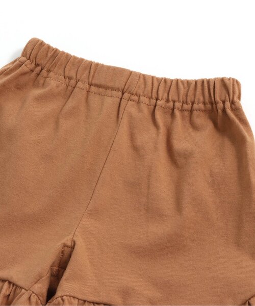 BREEZE（ブリーズ）の「肩フリルサマーセットアップ（セットアップ・キッズ・グリーン/キャメル・80/90/100/110/120/130/140）」の5枚目の写真