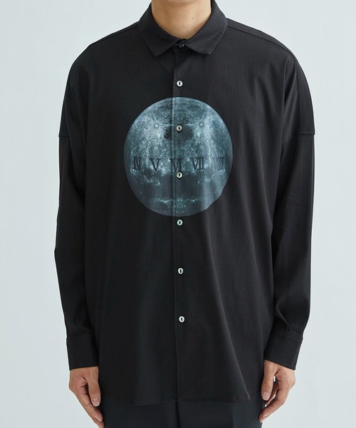 SHAREEF(シャリーフ)の「MOON L/S SHIRTS(シャツ/ブラウス・メンズ・ホワイト/ブラック・1/2)」の14枚目の写真