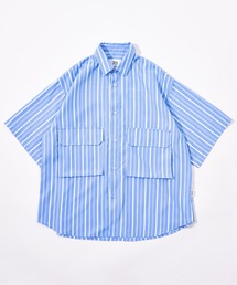 BIG POCKET STRIPE SHIRT/ビッグポケットストライプシャツ