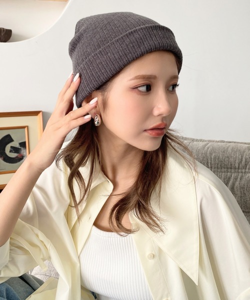 セール】【累計販売枚数1万枚突破！】リブ編みニット帽（ニット