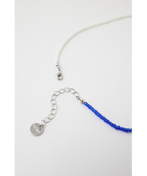 MOUSSY（マウジー）の「BEADS CROSS F/PEARL ネックレス（ネックレス・レディース・ブルー/ブラウン・FREE）」の3枚目の写真