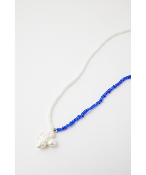 MOUSSY（マウジー）の「BEADS CROSS F/PEARL ネックレス（ネックレス・レディース・ブルー/ブラウン・FREE）」の10枚目の写真