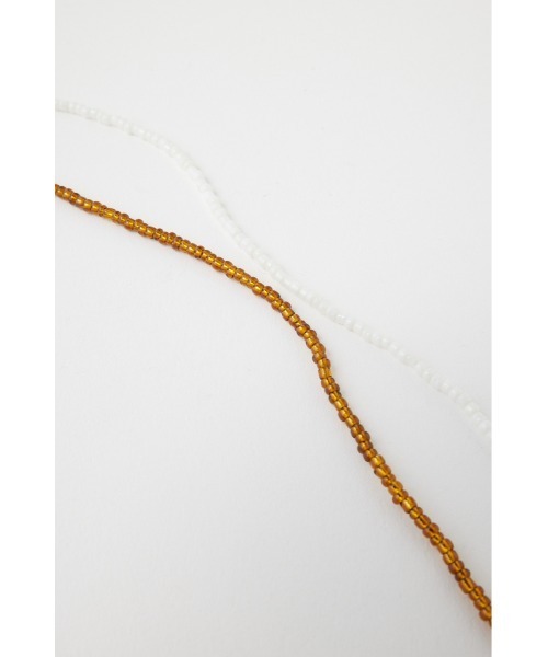 MOUSSY（マウジー）の「BEADS CROSS F/PEARL ネックレス（ネックレス・レディース・ブルー/ブラウン・FREE）」の11枚目の写真