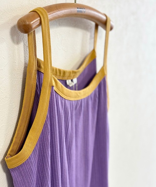 CALMIA（カルミア）の「メローキャミワンピース/おとな（ワンピース・レディース・ブラック/ラベンダー/ライトグリーン・160cm）」の4枚目の写真