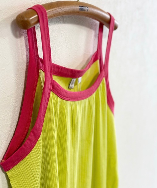 CALMIA（カルミア）の「メローキャミワンピース/おとな（ワンピース・レディース・ブラック/ラベンダー/ライトグリーン・160cm）」の5枚目の写真