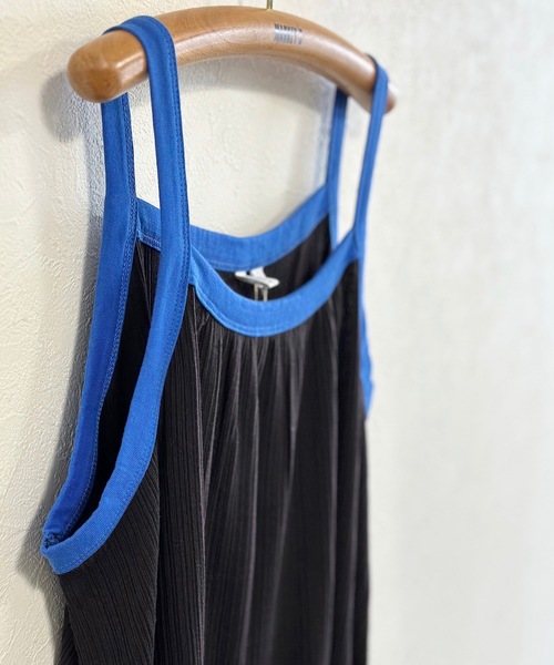 CALMIA（カルミア）の「メローキャミワンピース/おとな（ワンピース・レディース・ブラック/ラベンダー/ライトグリーン・160cm）」の6枚目の写真