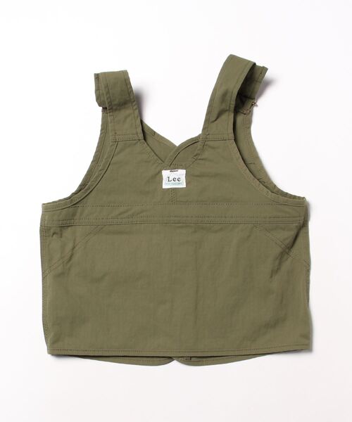 Lee（リー）の「【110-150cm】キッズ ジップアップベスト 親子お揃いコーデ可（その他トップス・キッズ・オリーブ/ブルー/ベージュ・150/140/130/120/110）」の4枚目の写真