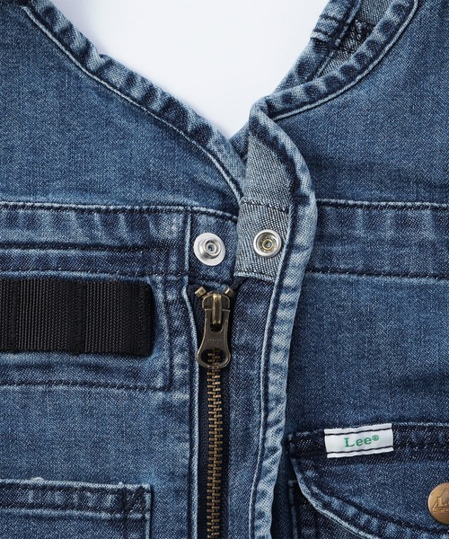 Lee（リー）の「【110-150cm】キッズ ジップアップベスト 親子お揃いコーデ可（その他トップス・キッズ・オリーブ/ブルー/ベージュ・150/140/130/120/110）」の18枚目の写真