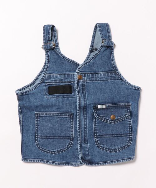 Lee（リー）の「【110-150cm】キッズ ジップアップベスト 親子お揃いコーデ可（その他トップス・キッズ・オリーブ/ブルー/ベージュ・150/140/130/120/110）」の13枚目の写真