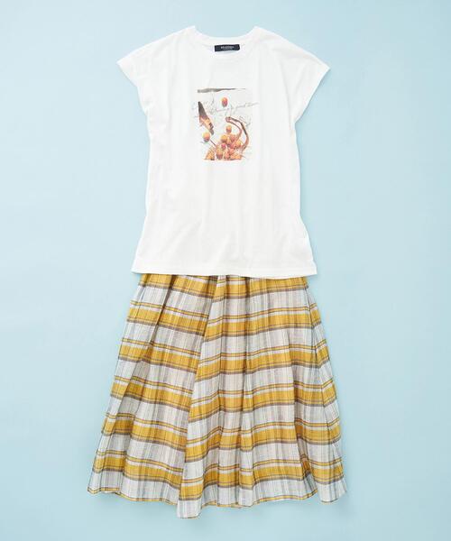 Brahmin(ブラーミン)の「【BRAHMIN】フォトプリントTシャツ(Tシャツ/カットソー・レディース・モカ/オフホワイト/ブラック/レモンイエロー・2)」の6枚目の写真