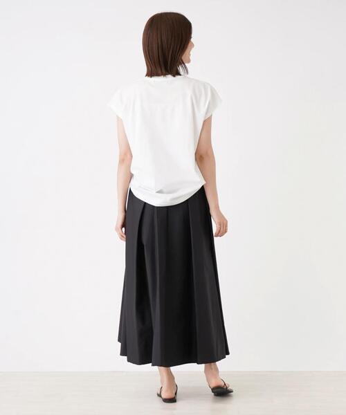 Brahmin(ブラーミン)の「【BRAHMIN】フォトプリントTシャツ(Tシャツ/カットソー・レディース・モカ/オフホワイト/ブラック/レモンイエロー・2)」の9枚目の写真