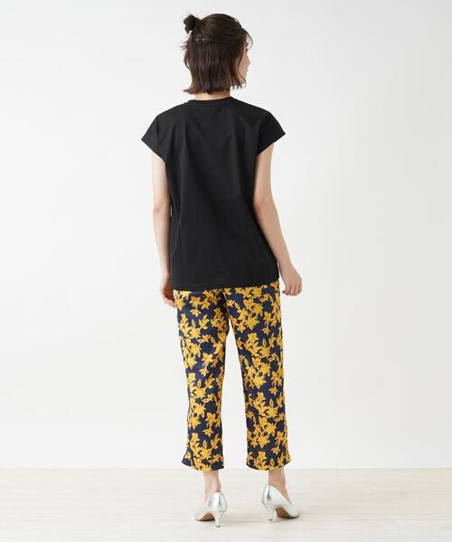 Brahmin(ブラーミン)の「【BRAHMIN】フォトプリントTシャツ(Tシャツ/カットソー・レディース・モカ/オフホワイト/ブラック/レモンイエロー・2)」の12枚目の写真