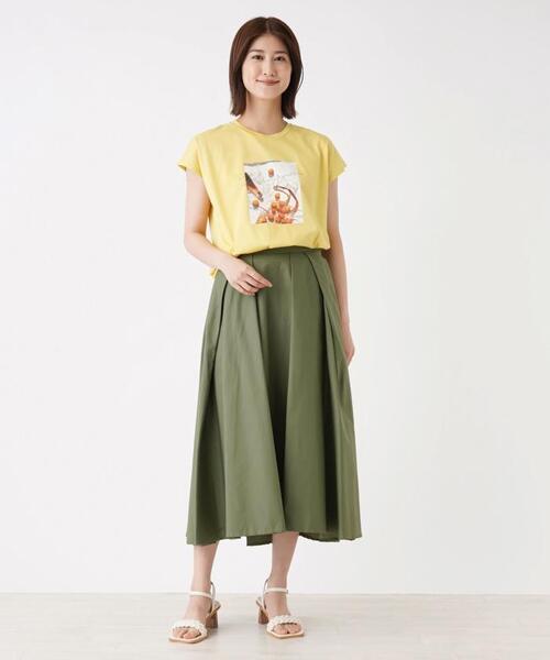 Brahmin(ブラーミン)の「【BRAHMIN】フォトプリントTシャツ(Tシャツ/カットソー・レディース・モカ/オフホワイト/ブラック/レモンイエロー・2)」の20枚目の写真
