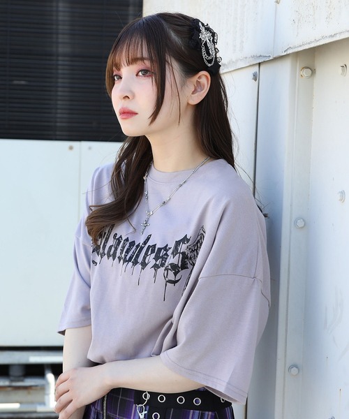 レースのバレッタ レースクロスデザイン ヘアクリップ（バレッタ/ヘアクリップ