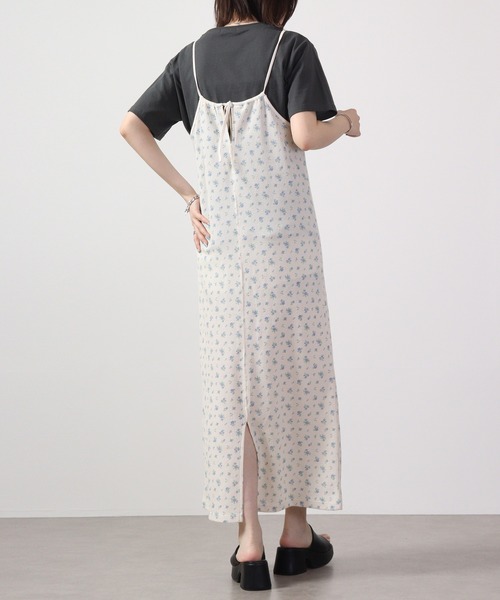 JEMORGAN(ジェーイーモーガン)の「JEMORGAN ワッフル花柄キャミワンピース(パック入り)(ワンピース・レディース・サックスブルー/ピンク・F)」の19枚目の写真