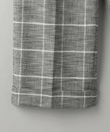 UNITED ARROWS◆×TUBE/グレンチェックスラックスパンツ/M/ウール/GRY/チェック BEAUTY\u0026YOUTH UNITED ARROWS（ビューティーアンドユースユナイテッド