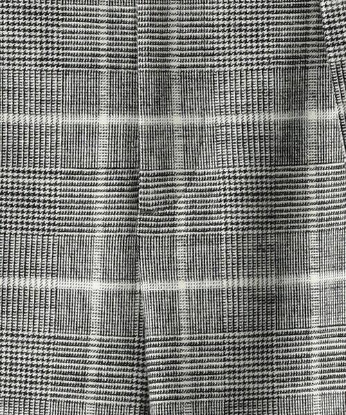 UNITED ARROWS◆×TUBE/グレンチェックスラックスパンツ/M/ウール/GRY/チェック BEAUTY\u0026YOUTH UNITED ARROWS（ビューティーアンドユースユナイテッド