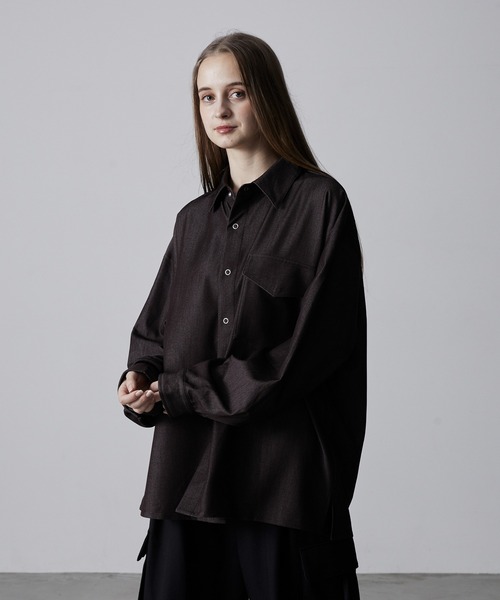 CLEL】Ring Snap Loose Shirt/リングスナップ ルーズシャツ(シャツ CLEL】Ring Snap Loose Shirt/リングスナップ ルーズシャツ(シャツ