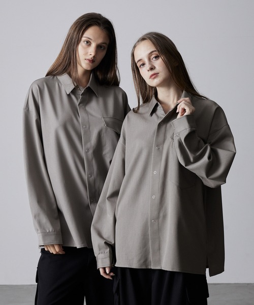 CLEL（クレイル）の「【CLEL】Ring Snap Loose Shirt/リングスナップ