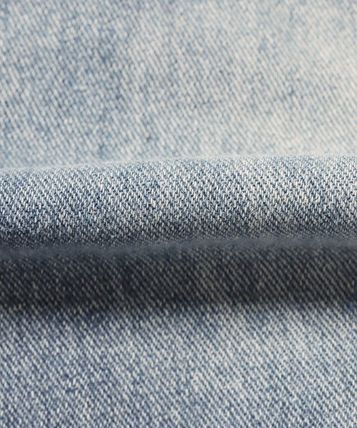 Theater code（シアターコード）の「damage denim pants/ダメージデニム クラッシュデニム サイドボタンバギーデニム 2026年春夏（デニムパンツ・レディース・ブルー・M/L/XL/3XL/2XL）」の3枚目の写真