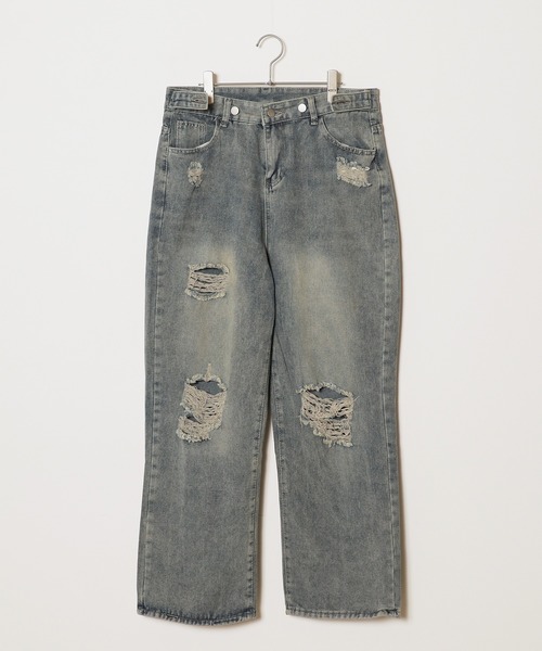 Theater code（シアターコード）の「damage denim pants