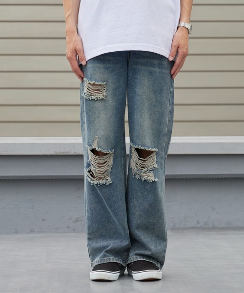 Theater code（シアターコード）の「【L，XL再入荷】damage denim