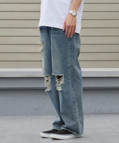 Theater code（シアターコード）の「【L，XL再入荷】damage denim