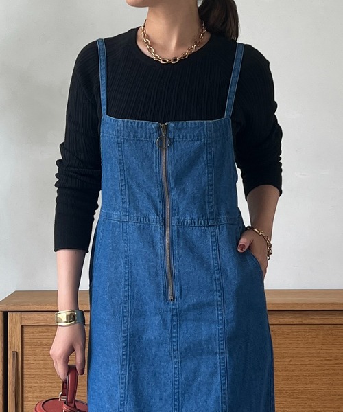 un dix cors（アンディコール）の「クルーネックリブプルオーバー（Tシャツ/カットソー・レディース・ブラック/ピンク/ホワイト/オフホワイト・FREE）」の18枚目の写真