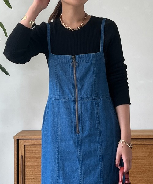 un dix cors（アンディコール）の「クルーネックリブプルオーバー（Tシャツ/カットソー・レディース・ブラック/ピンク/ホワイト/オフホワイト・FREE）」の19枚目の写真