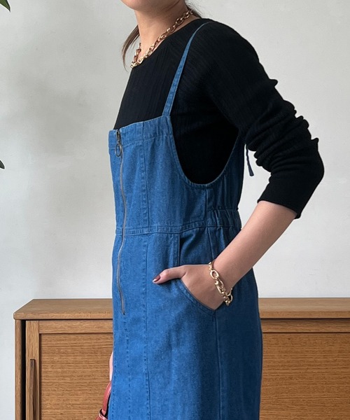 un dix cors（アンディコール）の「クルーネックリブプルオーバー（Tシャツ/カットソー・レディース・ブラック/ピンク/ホワイト/オフホワイト・FREE）」の21枚目の写真