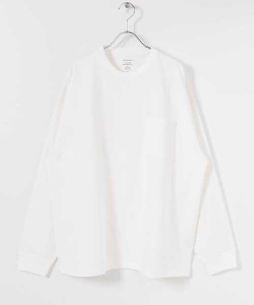 URBAN RESEARCH（アーバンリサーチ）の「ヘビールーズウォームロングTシャツ（Tシャツ/カットソー・メンズ・ホワイト/イエロー系その他/グレー系その他/ブラック・LARGE/MEDIUM/SMALL/X-LARGE）」の16枚目の写真