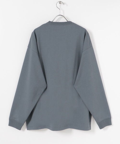 URBAN RESEARCH（アーバンリサーチ）の「ヘビールーズウォームロングTシャツ（Tシャツ/カットソー・メンズ・ホワイト/イエロー系その他/グレー系その他/ブラック・LARGE/MEDIUM/SMALL/X-LARGE）」の21枚目の写真
