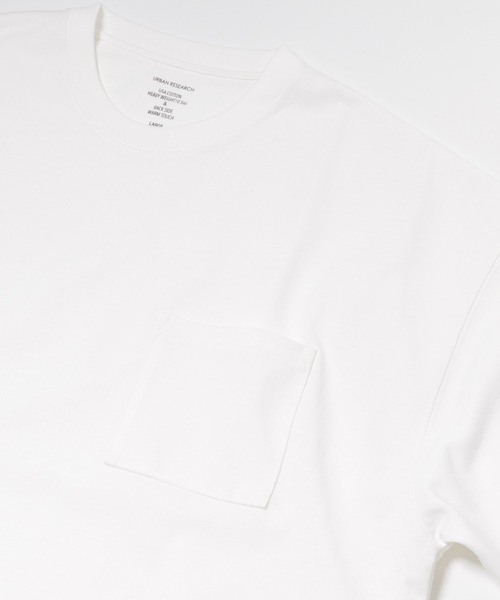 URBAN RESEARCH（アーバンリサーチ）の「ヘビールーズウォームロングTシャツ（Tシャツ/カットソー・メンズ・ホワイト/イエロー系その他/グレー系その他/ブラック・LARGE/MEDIUM/SMALL/X-LARGE）」の8枚目の写真