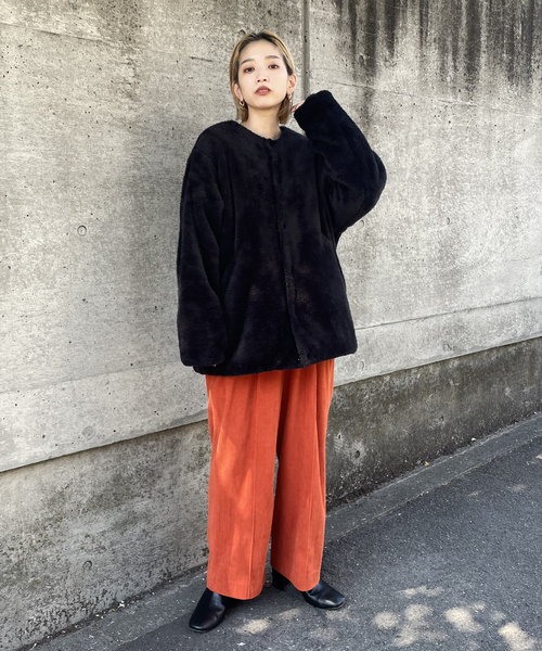 GERRY（ジェリー）の「【別注】GERRYリバーシブルブルゾン（ブルゾン・レディース・ブラック/カーキ/アイボリー・フリー）」の6枚目の写真