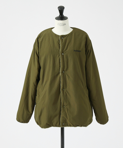 GERRY（ジェリー）の「【別注】GERRYリバーシブルブルゾン（ブルゾン・レディース・ブラック/カーキ/アイボリー・フリー）」の8枚目の写真