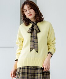 カシミヤブレンドバルキープルオーバー ニット