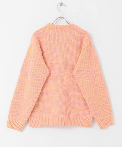 ITEMS URBANRESEARCH(アイテムズ アーバンリサーチ)の「マシンウォッシャブル クルーネックカノコニット(ニット/セーター・メンズ・ネイビー/ブルー/オフホワイト/ブラック/ピンク・MEDIUM/LARGE)」の7枚目の写真