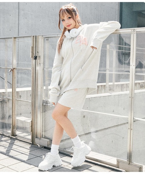 ANAP（アナップ）の「anap×AISAコラボスウェットZIPパーカー（パーカー