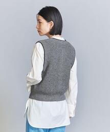 ミックスカラー ブークレ ベスト ウォッシャブル BEAUTY&YOUTH UNITED ARROWS（ビューティーアンドユース