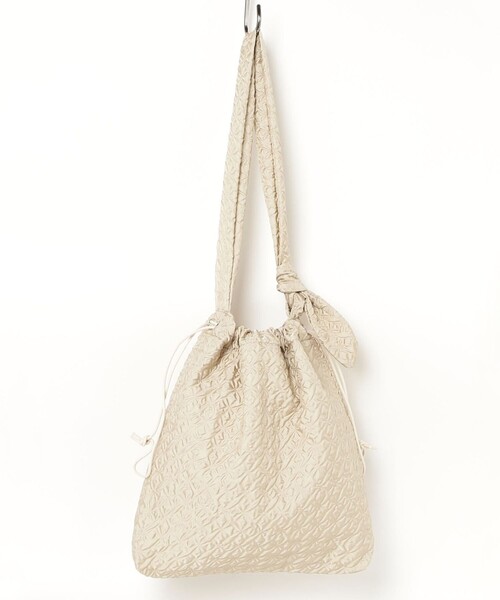 EARTH MADE（アースメイド）の「【EARTH MADE/アースメイド】フクレジャガードトートバッグ（トートバッグ・レディース・ライトグリーン/アイボリー/ブラック・FREE）」の10枚目の写真