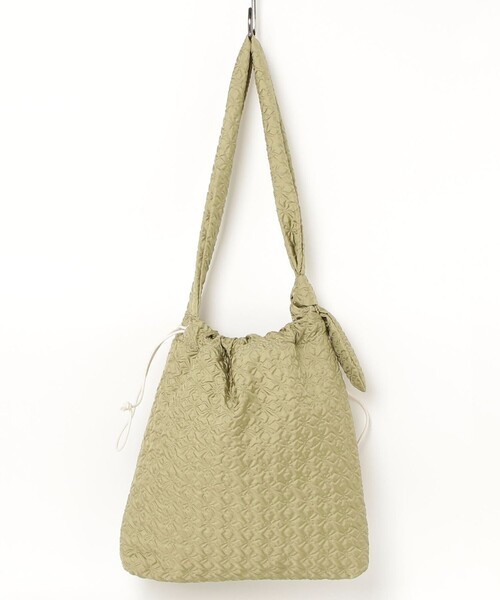 EARTH MADE（アースメイド）の「【EARTH MADE/アースメイド】フクレジャガードトートバッグ（トートバッグ・レディース・ライトグリーン/アイボリー/ブラック・FREE）」の12枚目の写真